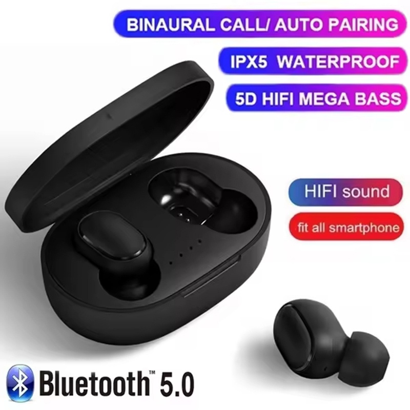 A6S TWS Earphones Wireless Blu - Bluetooth Headset On Ear review and price