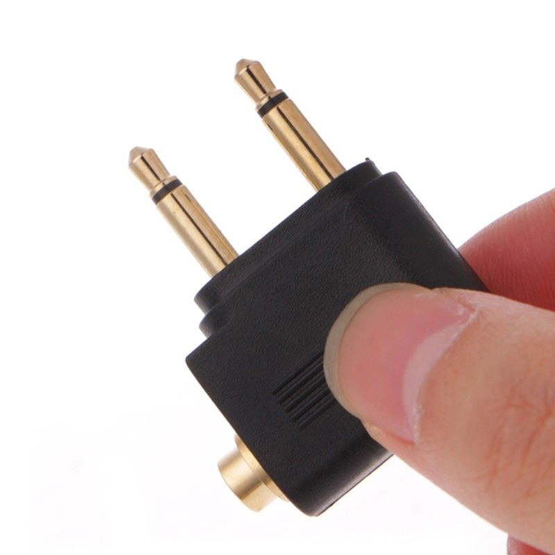 1pc Gold Nickel plated Air Pla - Earphone Splitter Jack review and price