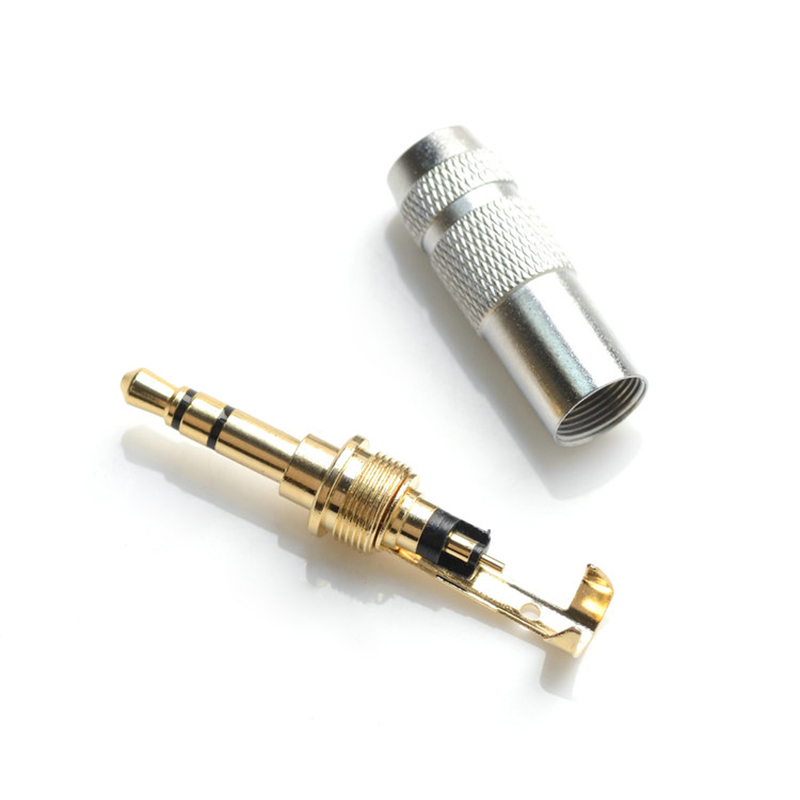1pcs Gold Plated 3.5mm Jack Au - Audiophile Headphone Wired review and price