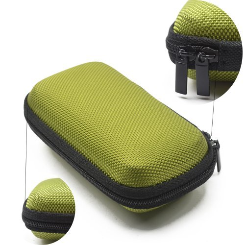 Green Rectangle Shaped Hard Ea - Headphone Case Hard review and price