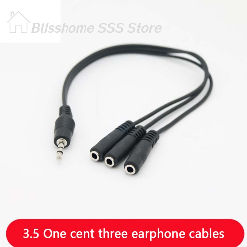 【S】3.5mm 3 Way Port Aux Multi  - Earphone Splitter Jack review and price