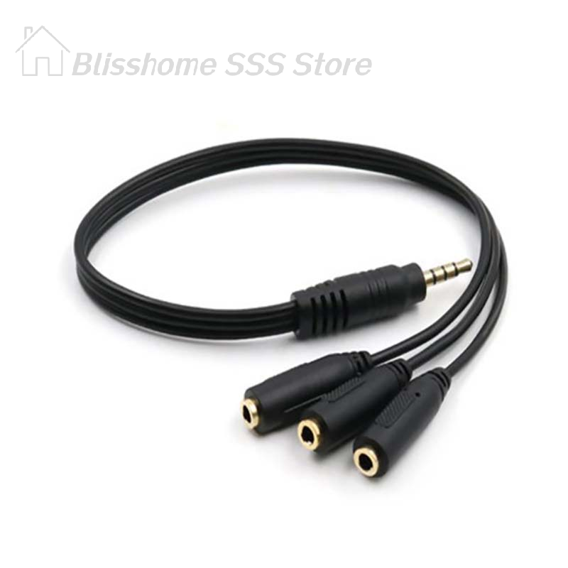 【S】3.5mm 3 Way Port Aux Multi  - Earphone Splitter Jack review and price