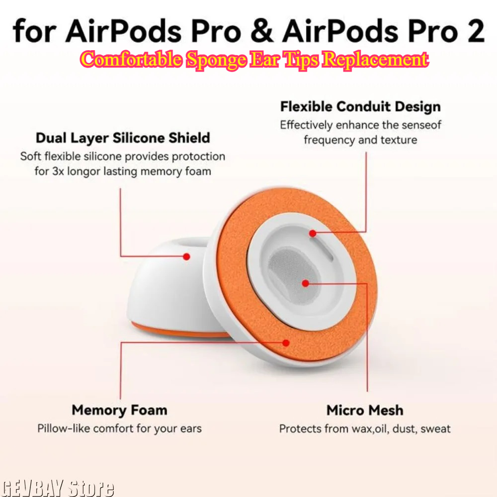Comfortable Sponge Ear Tips Re - Earphone Foam Tip review and price